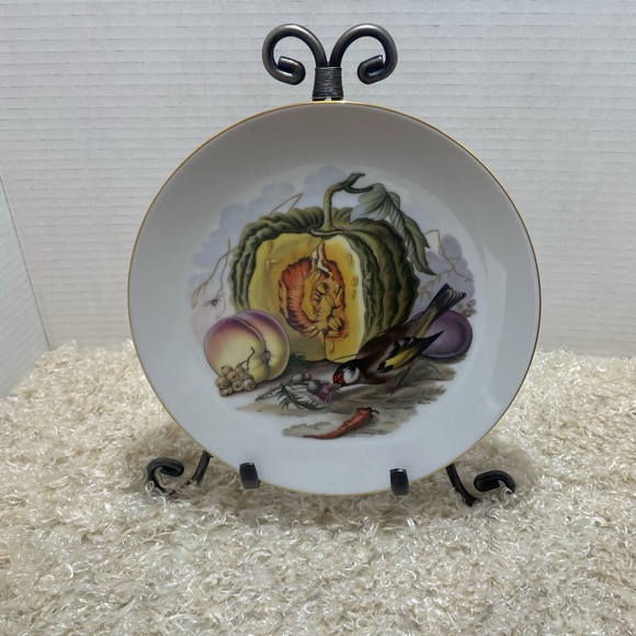 Vintage Neiman Marcus Birds and Fruit Set of 5 West Germany Elegant - Picture 6 of 16